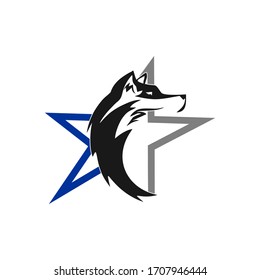 diseño de logotipo ilustración vectorial de un zorro