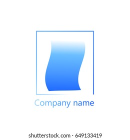 Logo design. Vector illustration.company logo design background