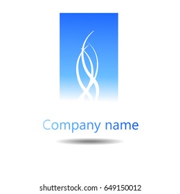Logo design. Vector illustration.company logo design background
