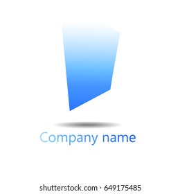 Logo design. Vector illustration.company logo design background