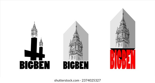 Logo design vector, London city icon symbol