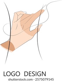Logo design vector minimal logo