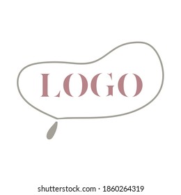 Logo design vector, Pastel logo 