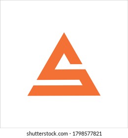 AS logo design vector sign