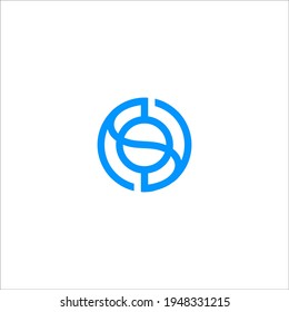 SO logo design vector sign