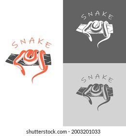 Logo Design Vector Snake Animals