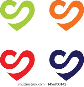 logotipo diseño vector símbolo icono letra S