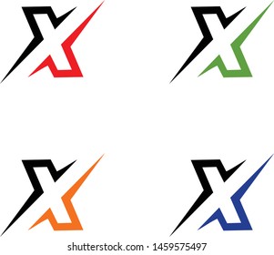 logo design vector symbol icon letter X