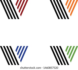 logo design vector symbol icon letter V