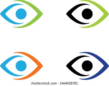 logo design vector symbol icon eye care