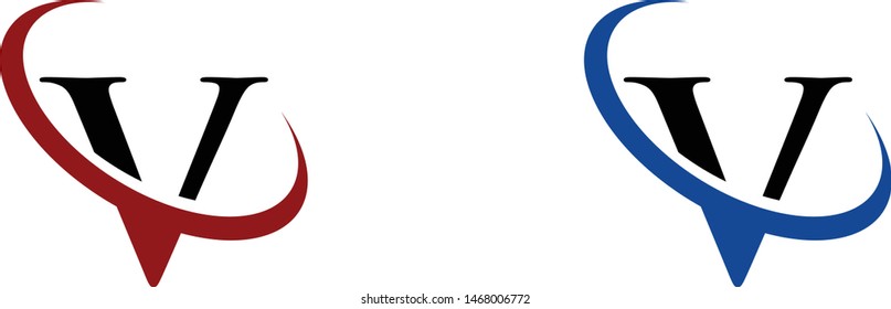 logo design vector symbol icon letter V