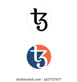 logo design vector t3 letter