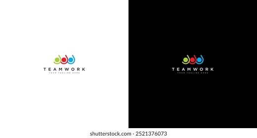 logo design vector team work