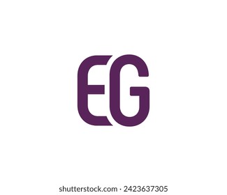 EG logo design vector template