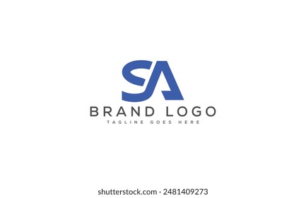 AS logo design vector template design for brand