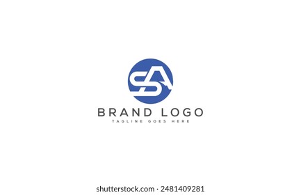 AS Logo Design Vektorgrafik Vorlage Design für brand