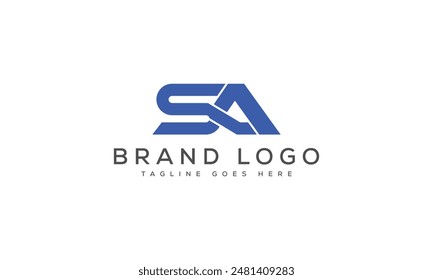 AS logo design vector template design for brand