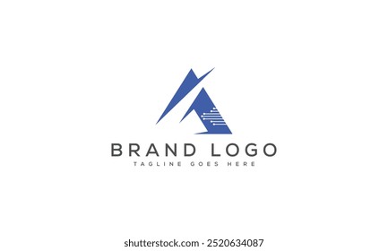 Um design de modelo de vetor de design de logotipo para a marca