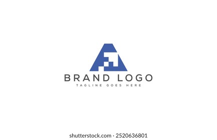 Um design de modelo de vetor de design de logotipo para a marca