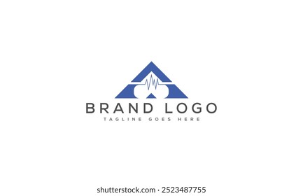 Um design de modelo de vetor de design de logotipo para a marca
