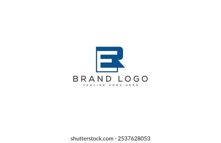 RE logo design vector template design for brand