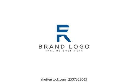 RE logo design vector template design for brand