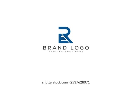 RE logo design vector template design for brand