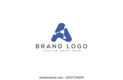 Un diseño de la Plantilla de Vector del diseño del logotipo para la marca