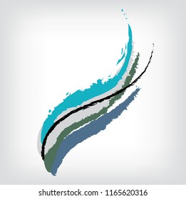 Logo design vector template. Colorful media icon.  