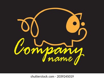  Logo design vector template. Hands Holding Bag Logotype concept, Bakery typography, logos, badges, labels, icons and objects