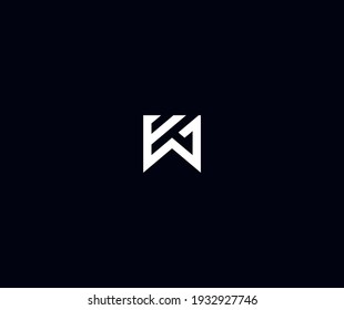 Diseño de logotipo de W EW WE en vectores para construcción, vivienda, inmueble, inmueble, propiedad. Mínimo asombroso diseño de logotipo profesional de moda en fondo negro.