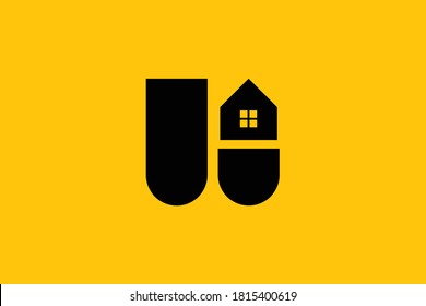 Logo design of W in vector for construction, home, real estate, building, property. Minimal awesome trendy professional logo design template on black background.