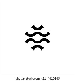 The logo design is wave