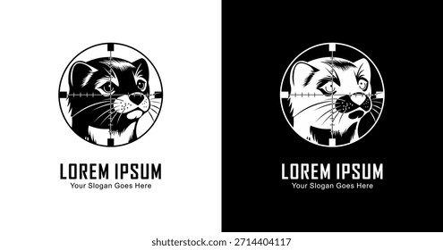 O design do logotipo da cabeça de doninha está atualmente em cena