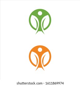 logo design. Wellness and healthy