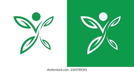 logo design wellness icon vector inspiration