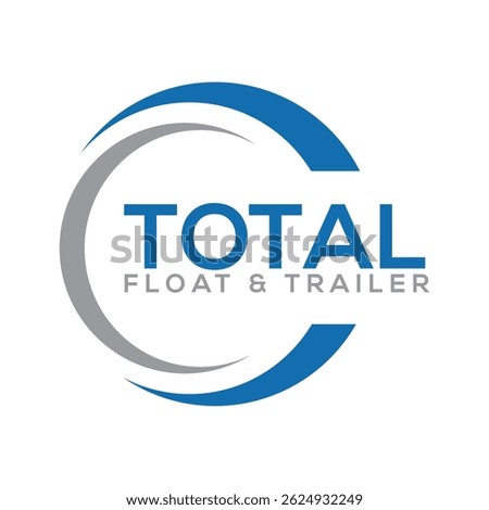 logo design white front logo name TOTAL