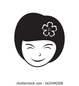 Logo design for women's faces