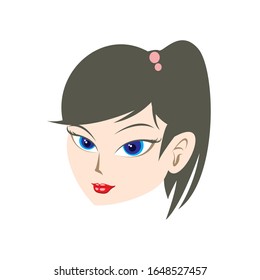 Logo design for women's faces