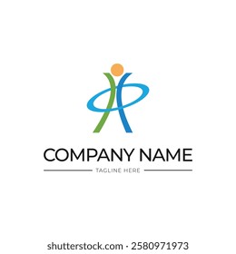 Logo Design, x letter, human symbol with gesture
