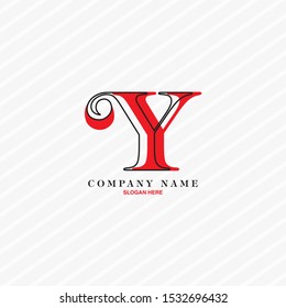 Logo Design Y Letter. Eps 10