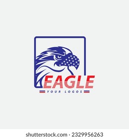 logo design for your company with eagle elements