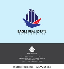 logo design for your company with eagle elements