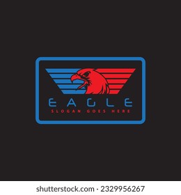 logo design for your company with eagle elements