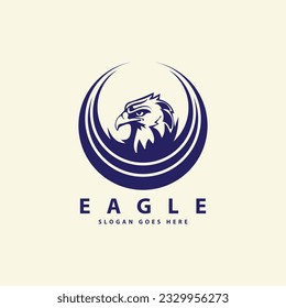 logo design for your company with eagle elements