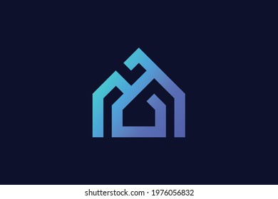 Logo design of Z in vector for construction, home, real estate, building, property. creative elegant Monogram. Premium Business home logo icon.