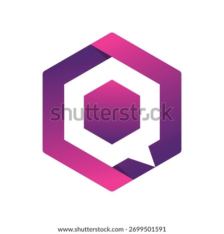 logo designed with the concept of the letter Q 