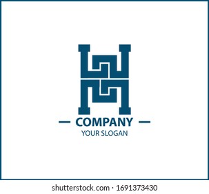 Logo designed for letter H