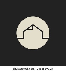 Logo design\envelope icon in house\real estate style can be used for your personal or company logo.