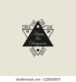 logo designers, sticker. Element of logo icon for mobile concept and web apps. Vintage logo designers, sticker icon can be used for web and mobile